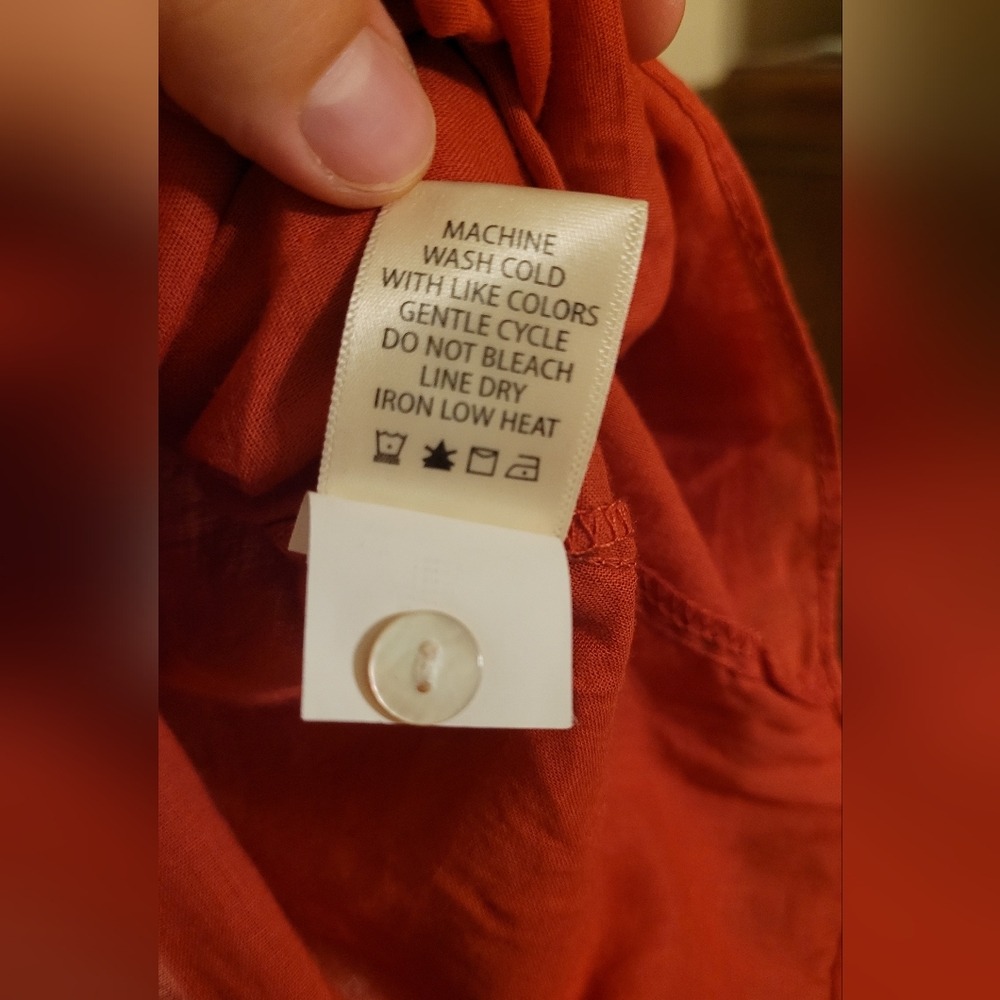 MAX STUDIO Coral smocked dress - Picture 6 of 7